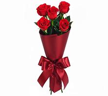 Букет 5 Красных роз Эдлесс Лав в Черкесске