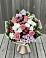 Букет цветов из: Альстромерии, Гвоздики, Розы и Хризантемы в Черкесске