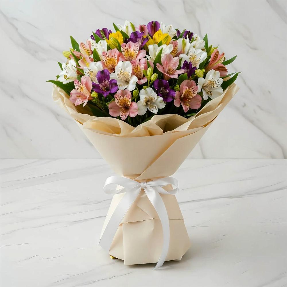 Букет цветов из: Альстромерии в Черкесске