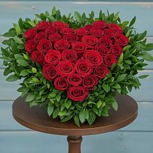 Цветочная композиция из Розы в виде сердца #REPLACE_PRED# Черкесске