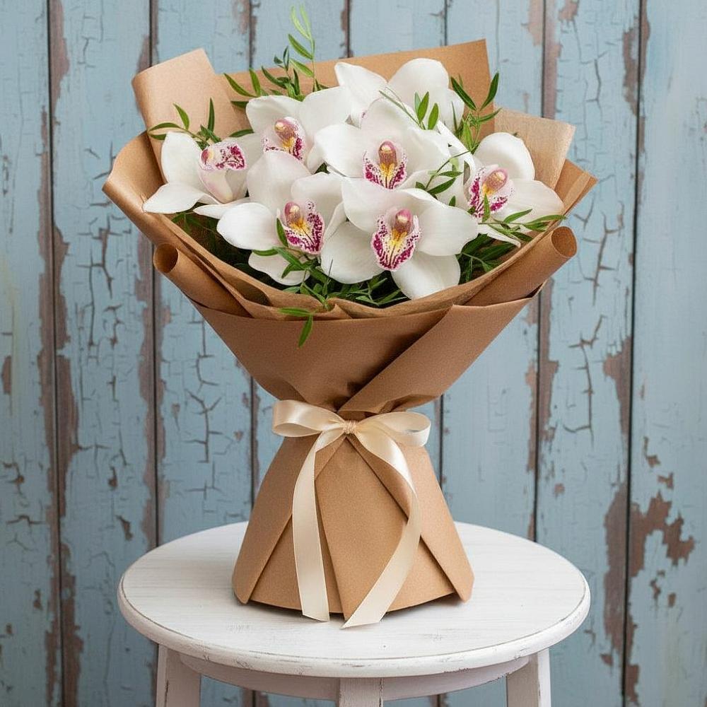 Букет цветов из: Орхидеи и Розы в Черкесске