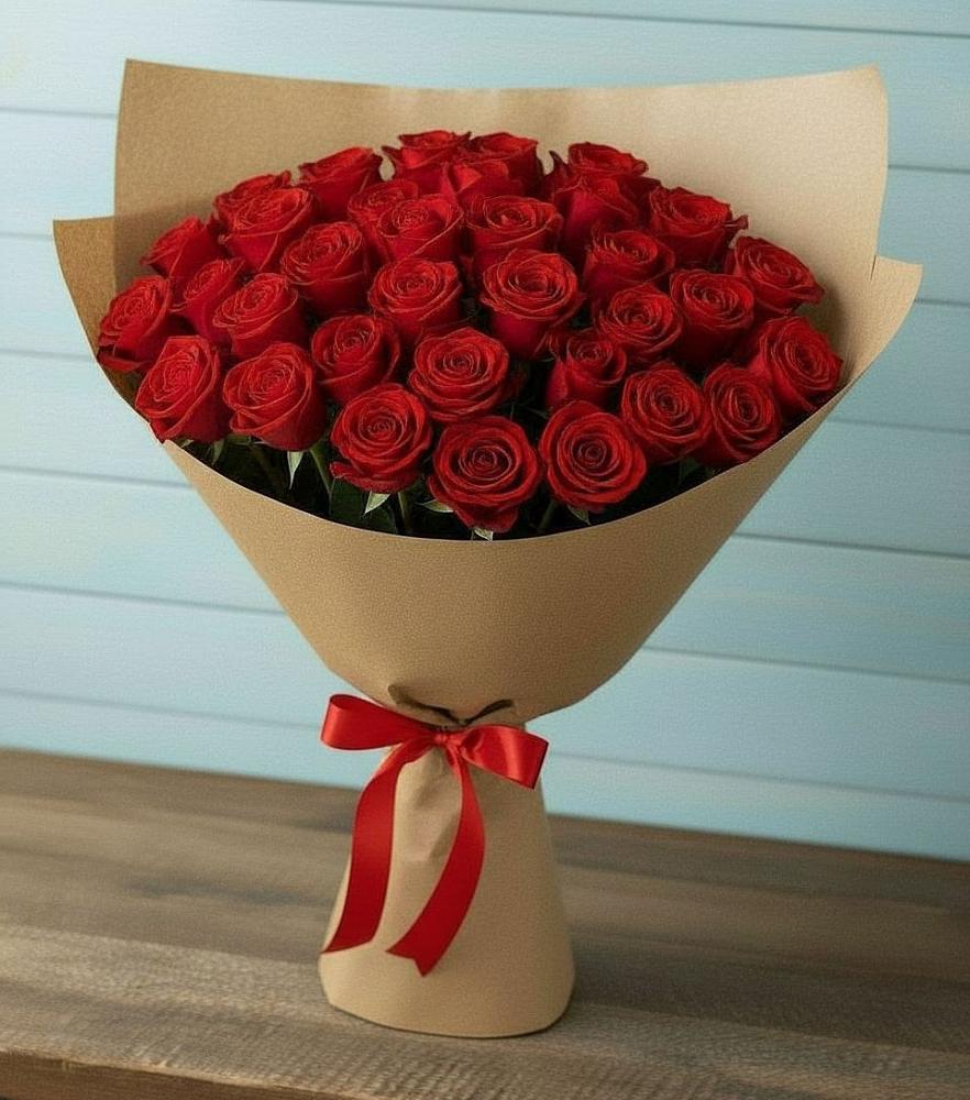 Букет Красные розы Милано в Черкесске