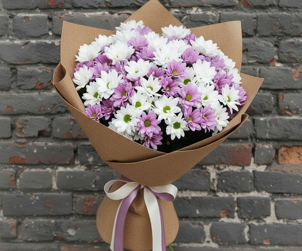 Букет цветов из: Хризантемы в Черкесске