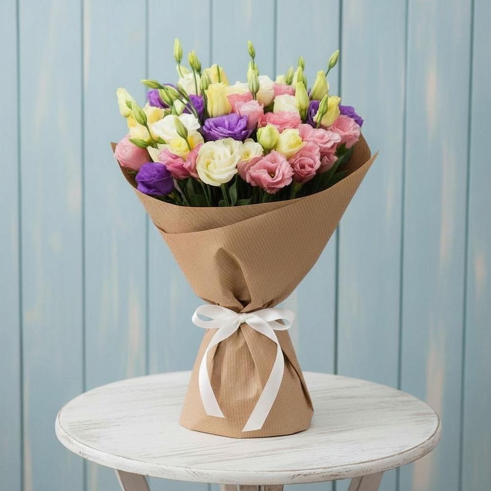 Букет цветов из: Лизиантусы в Черкесске