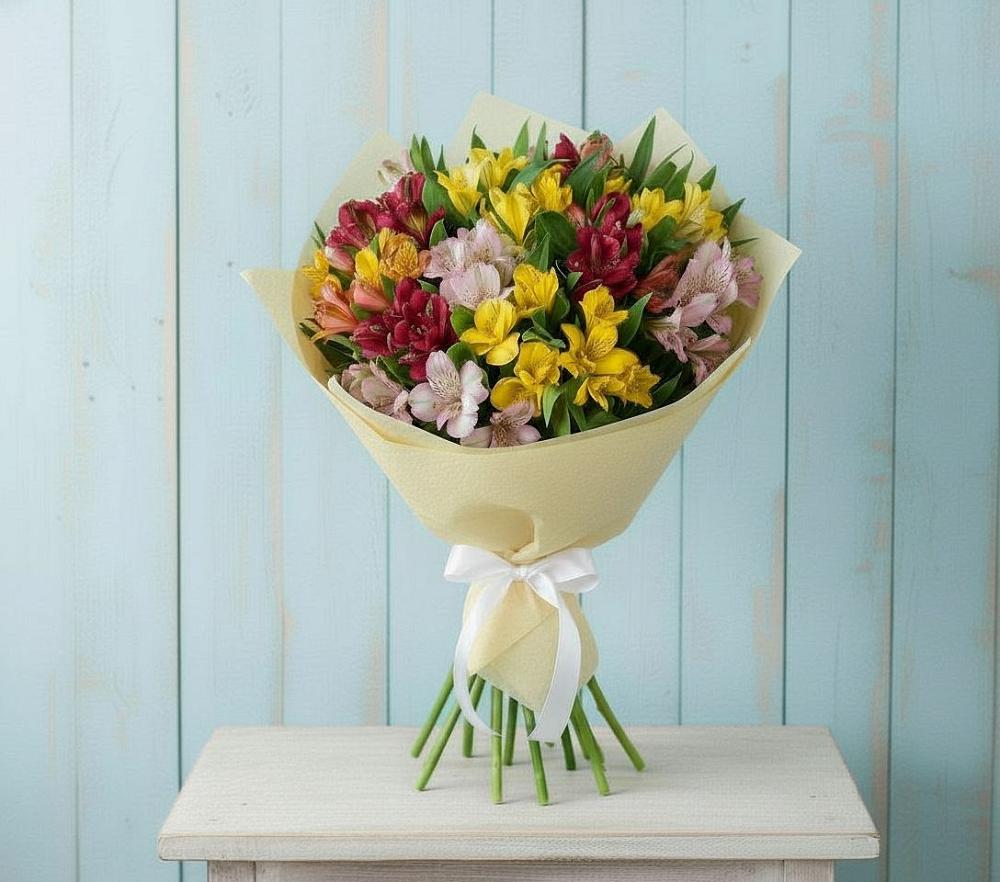 Букет цветов из: Альстромерии в Черкесске