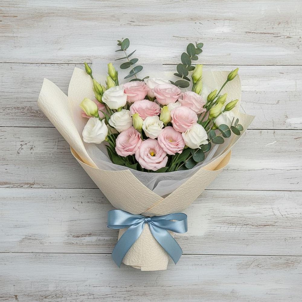 Букет цветов из: Лизиантусы в Черкесске